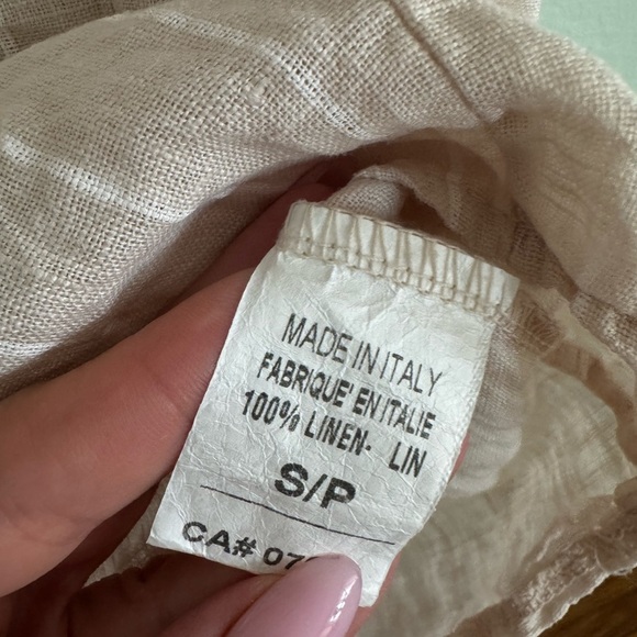 Cream Ribbed Fitted Tank Top - Picture 4 of 5